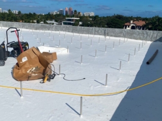 Commercial New Roof Construction in West Palm Beach Florida